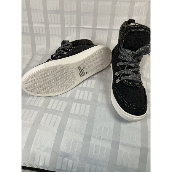 Jellypop Antarctic Sneaker Booties 8M Color Charcoal Fe - Picture 8 of 12